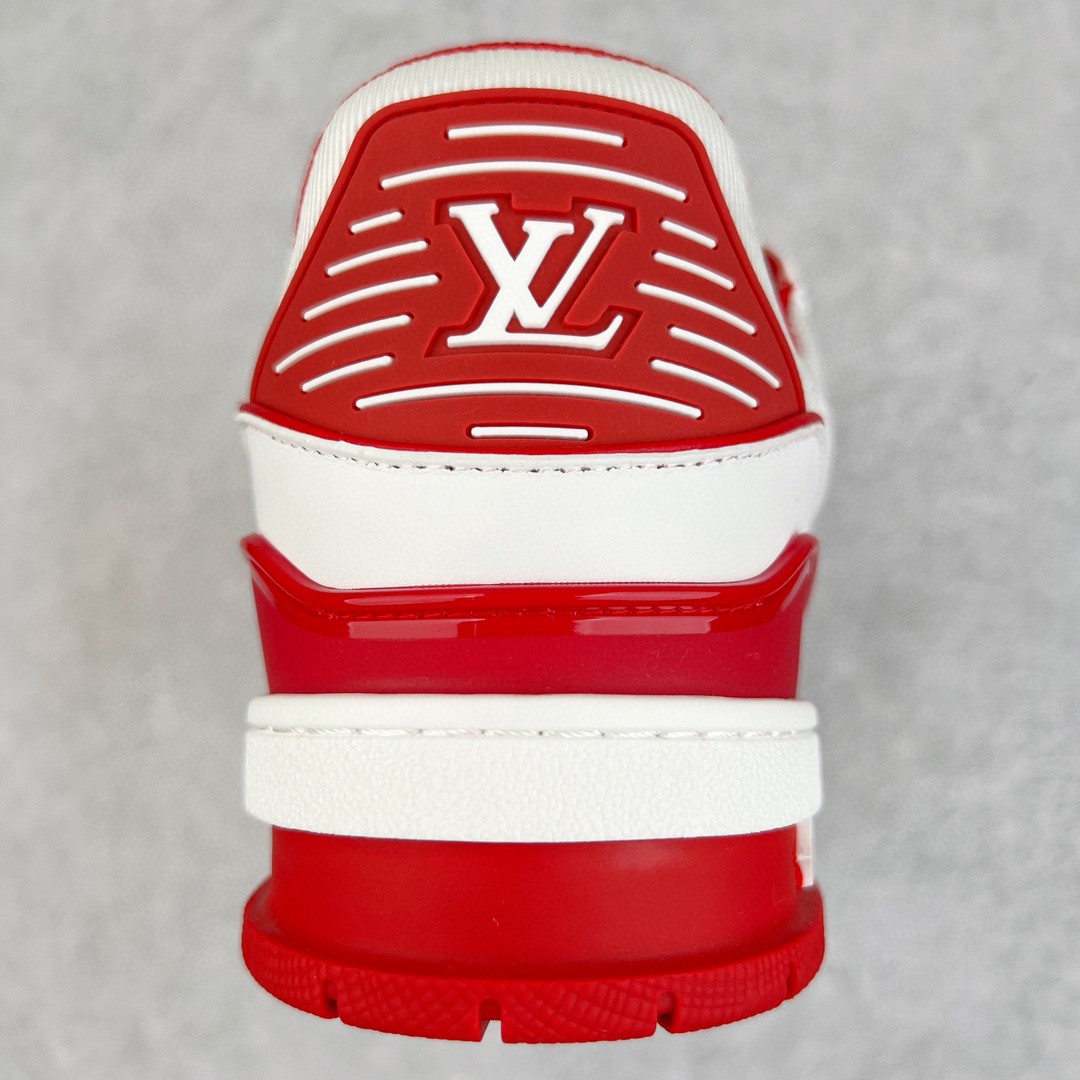 LADY PINK LOUIS VUITTON Trainer 艺术家联名 白红色 低筒 休闲鞋 板鞋 运动鞋 男鞋 女鞋 1A9V5M