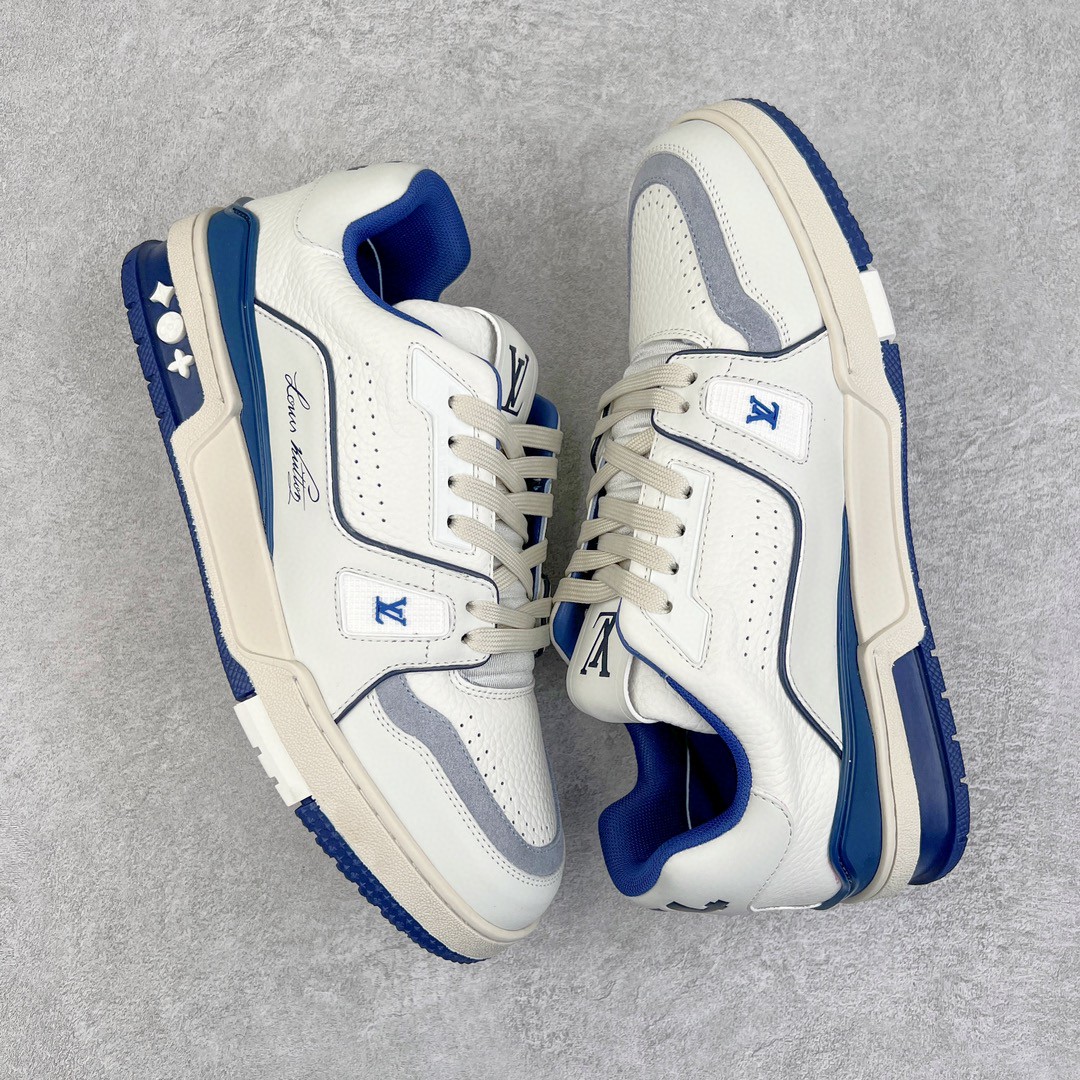 Louis Vuitton 路易威登 Trainer #54 白蓝 低筒 休闲鞋 板鞋 运动鞋 男鞋 女鞋 1ABFA9