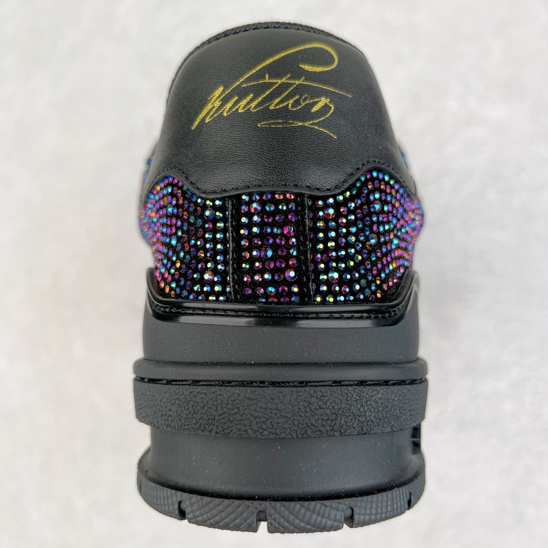 Louis Vuitton 路易威登 Trainer 水晶炫彩带闪 黑满天星 低筒 休闲鞋 板鞋 运动鞋 男鞋 女鞋 1A815H