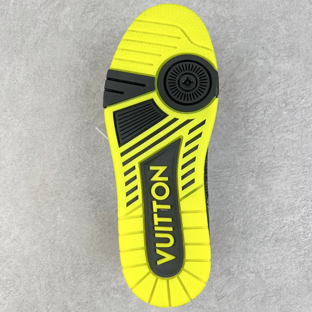Louis Vuitton 路易威登 Trainer Line 水钻 黑黄 低筒 休闲鞋 板鞋 运动鞋 男鞋 女鞋 1A9JXJ