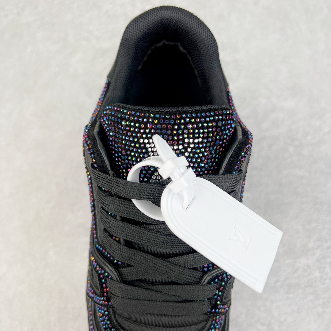 Louis Vuitton 路易威登 Trainer 水晶炫彩带闪 黑满天星 低筒 休闲鞋 板鞋 运动鞋 男鞋 女鞋 1A815H