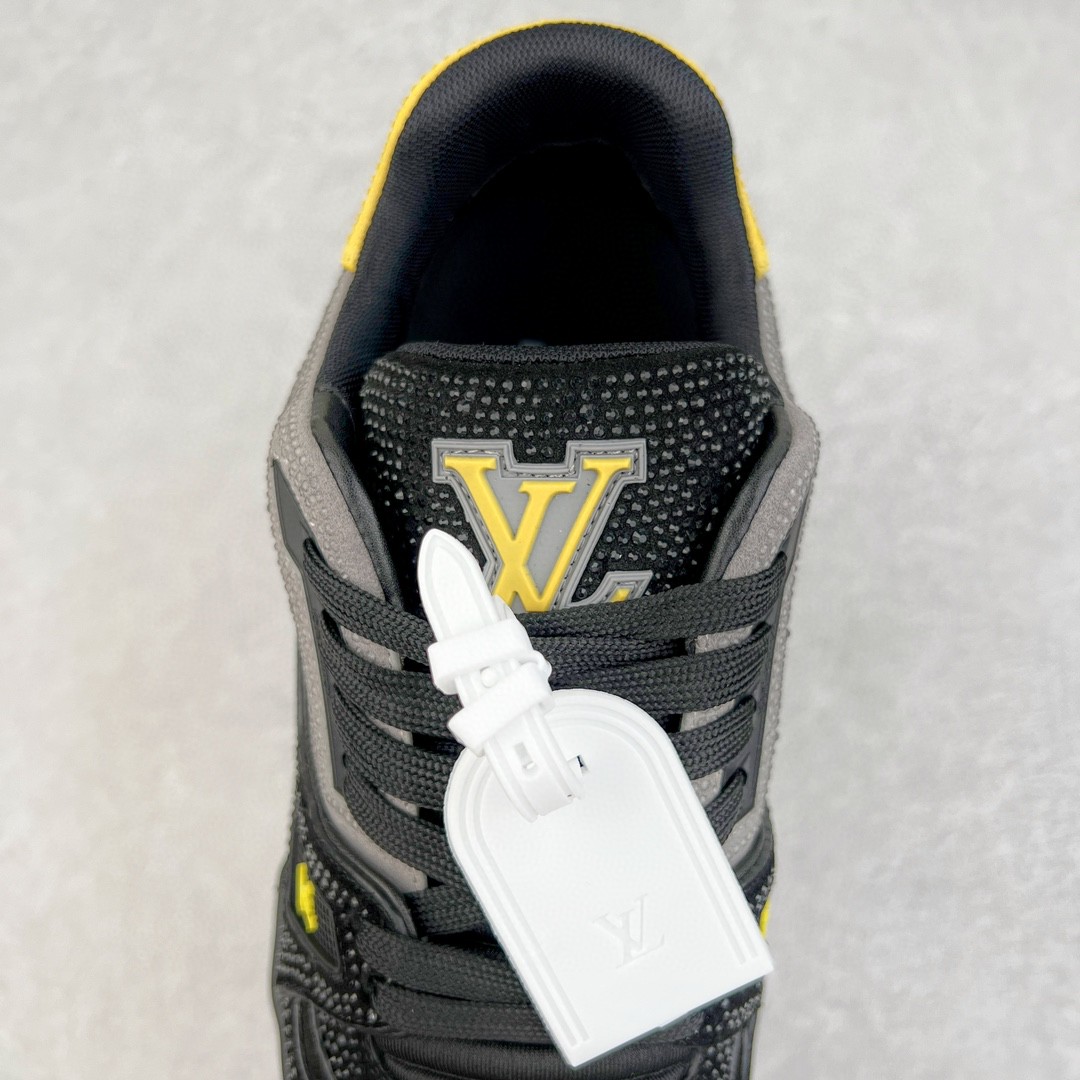 Louis Vuitton 路易威登 Trainer Line 水钻 黑黄 低筒 休闲鞋 板鞋 运动鞋 男鞋 女鞋 1A9JXJ