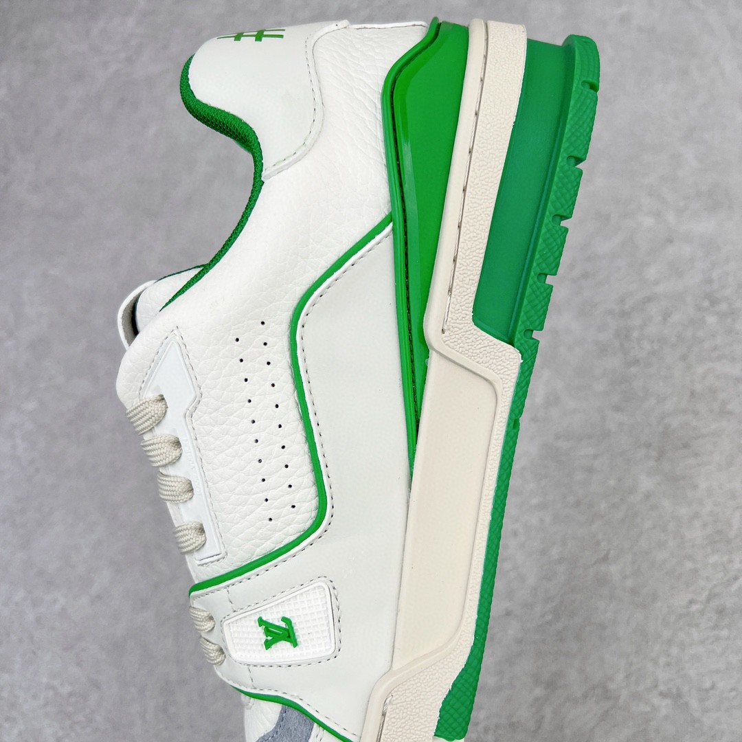 Louis Vuitton 路易威登 Trainer #54 白绿 低筒 休闲鞋 板鞋 运动鞋 男鞋 女鞋 1ABNIS