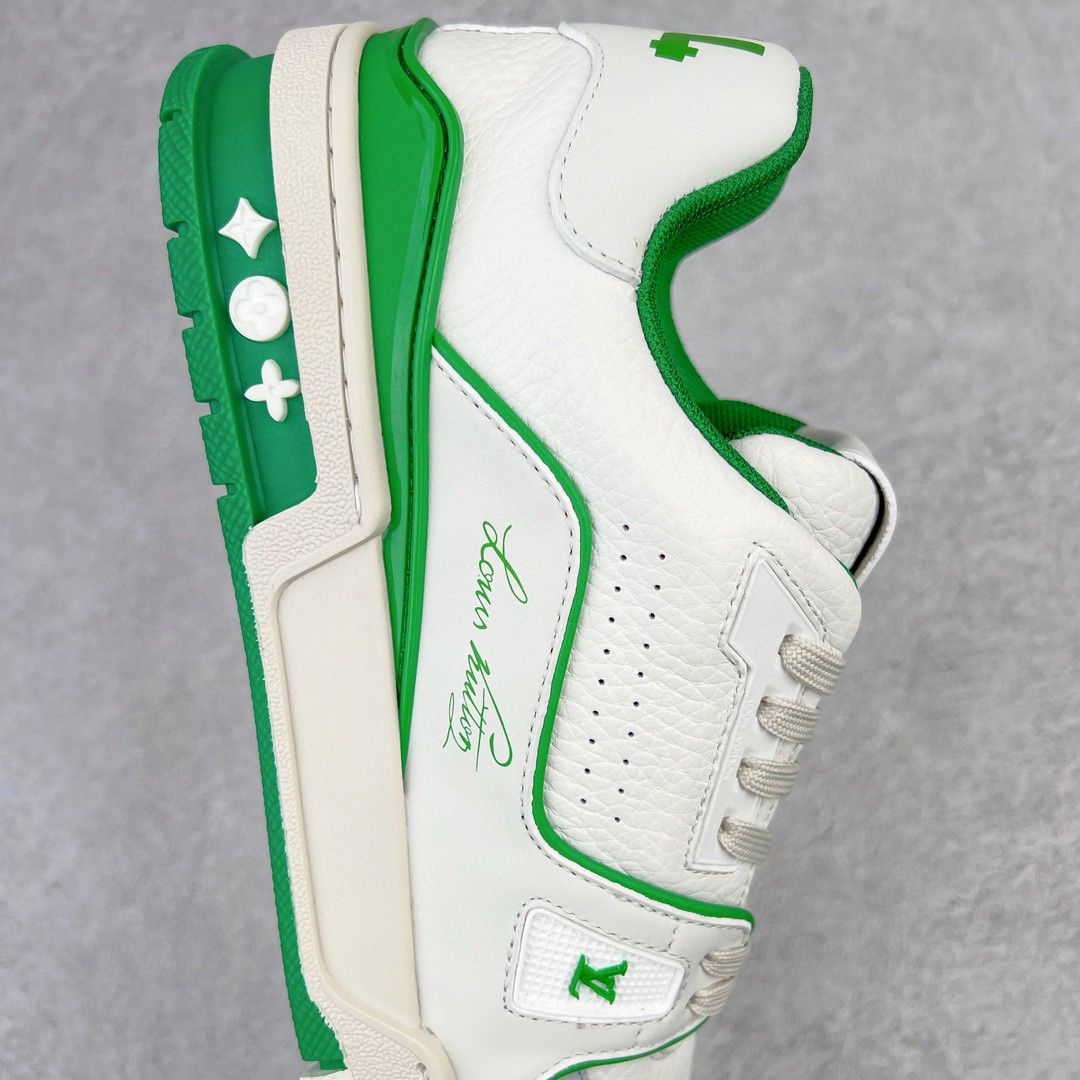 Louis Vuitton 路易威登 Trainer #54 白绿 低筒 休闲鞋 板鞋 运动鞋 男鞋 女鞋 1ABNIS