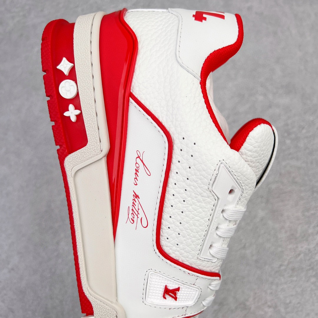 Louis Vuitton 路易威登 Trainer #54 白红 低筒 休闲鞋 板鞋 运动鞋 男鞋 女鞋 1ABFBI