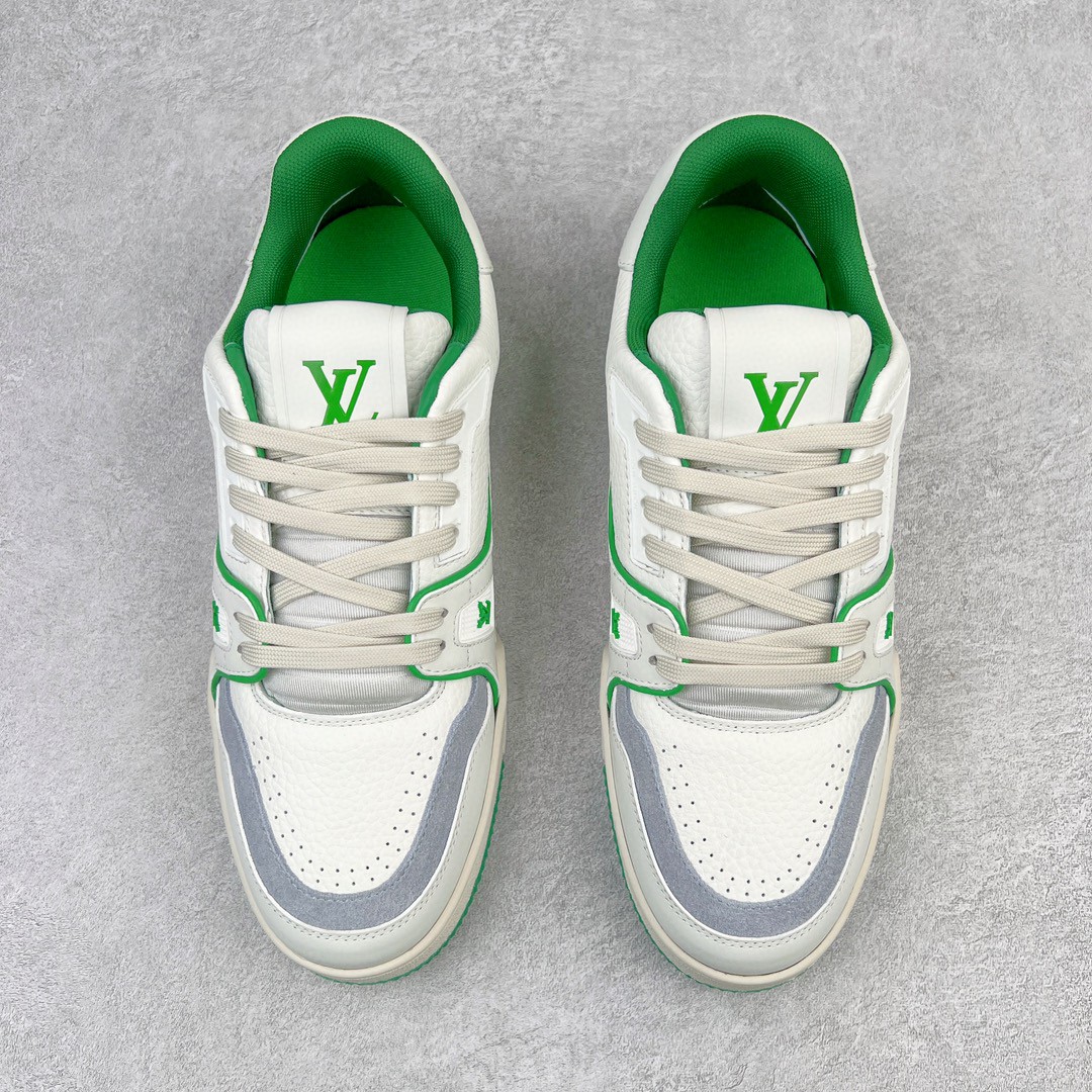 Louis Vuitton 路易威登 Trainer #54 白绿 低筒 休闲鞋 板鞋 运动鞋 男鞋 女鞋 1ABNIS