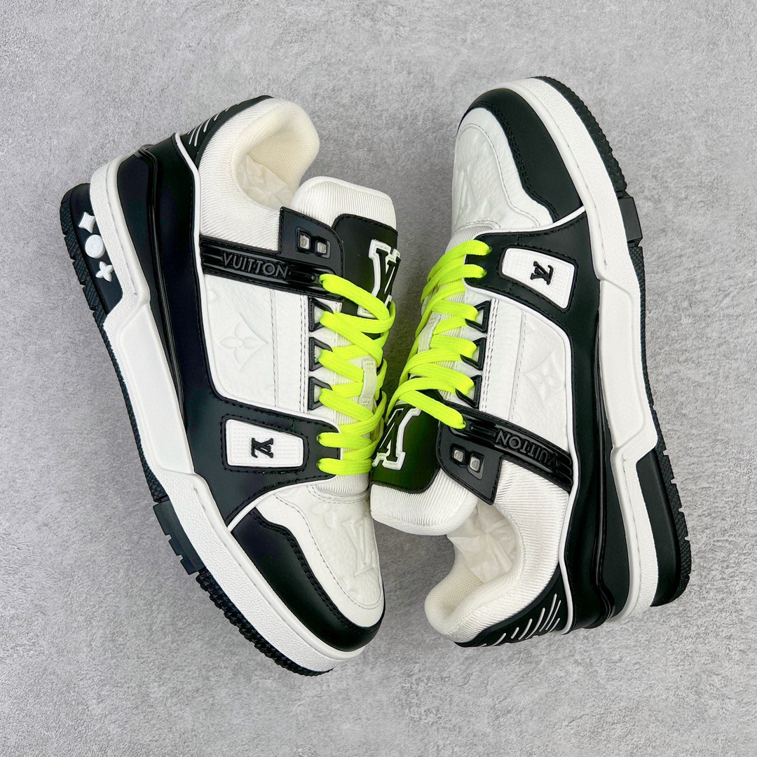 Louis Vuitton 路易威登 Trainer 黑白 低筒 休闲鞋 板鞋 运动鞋 男鞋 女鞋 1A812N