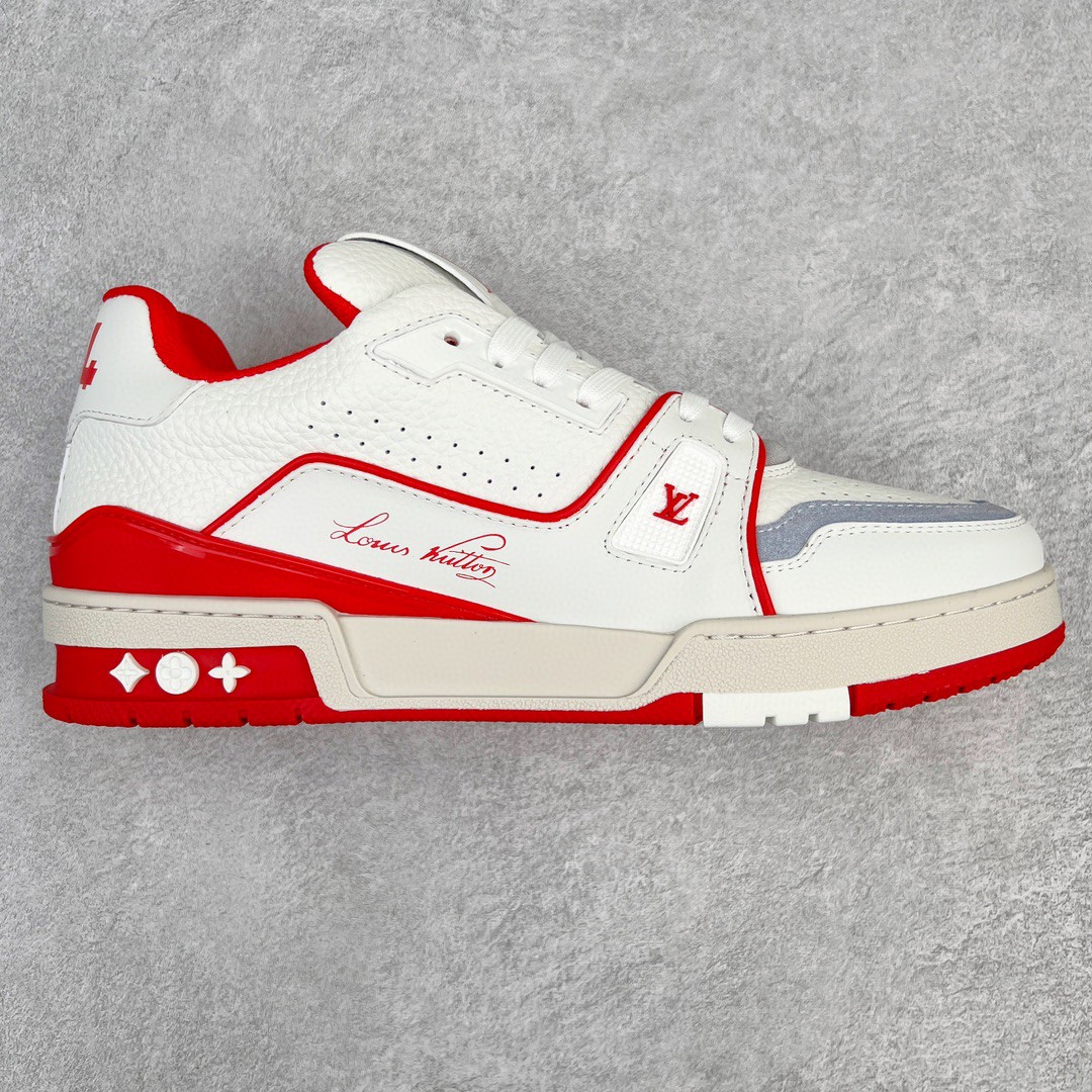 Louis Vuitton 路易威登 Trainer #54 白红 低筒 休闲鞋 板鞋 运动鞋 男鞋 女鞋 1ABFBI