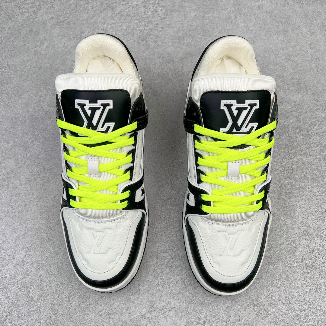 Louis Vuitton 路易威登 Trainer 黑白 低筒 休闲鞋 板鞋 运动鞋 男鞋 女鞋 1A812N