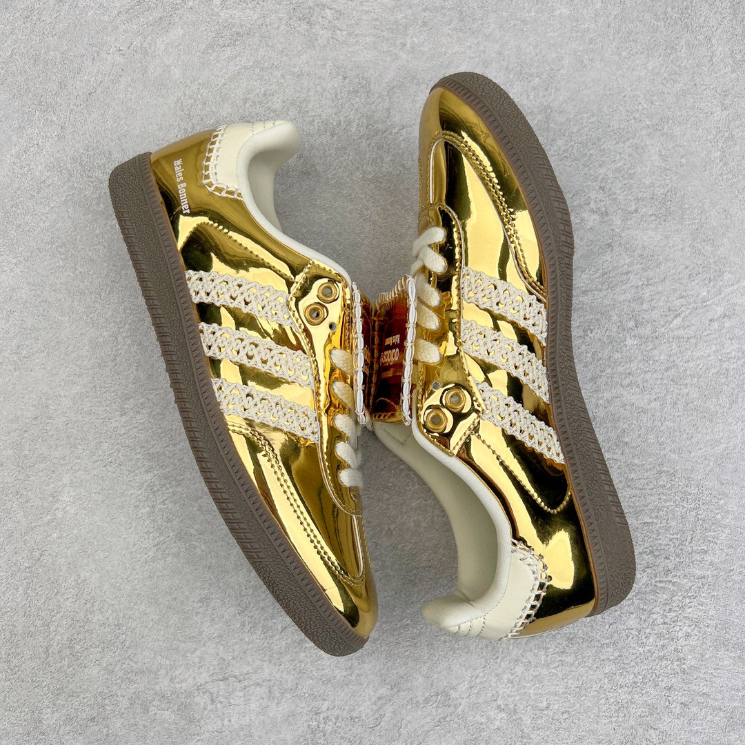 Wales Bonner adidas originals Samba 金色 低筒 复古板鞋 休闲鞋 男鞋 女鞋