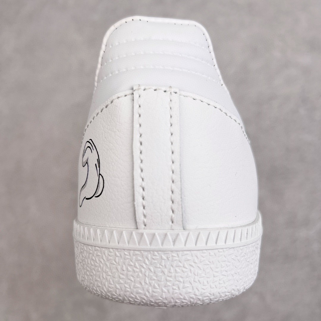 Disney Mickey adidas originals Samba Vegan 白色 低筒 复古板鞋 休闲鞋 男鞋 女鞋 GY1889