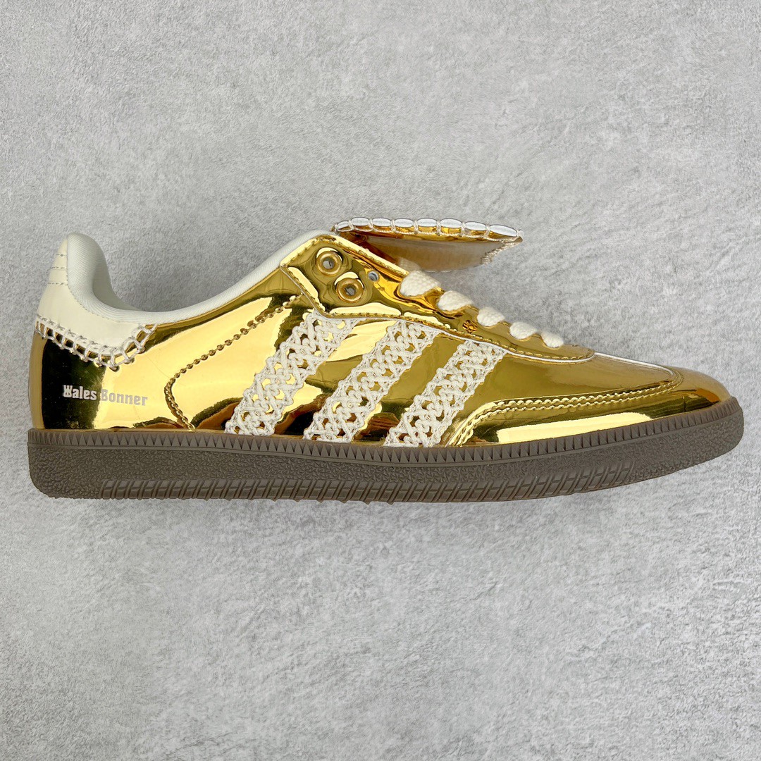 Wales Bonner adidas originals Samba 金色 低筒 复古板鞋 休闲鞋 男鞋 女鞋