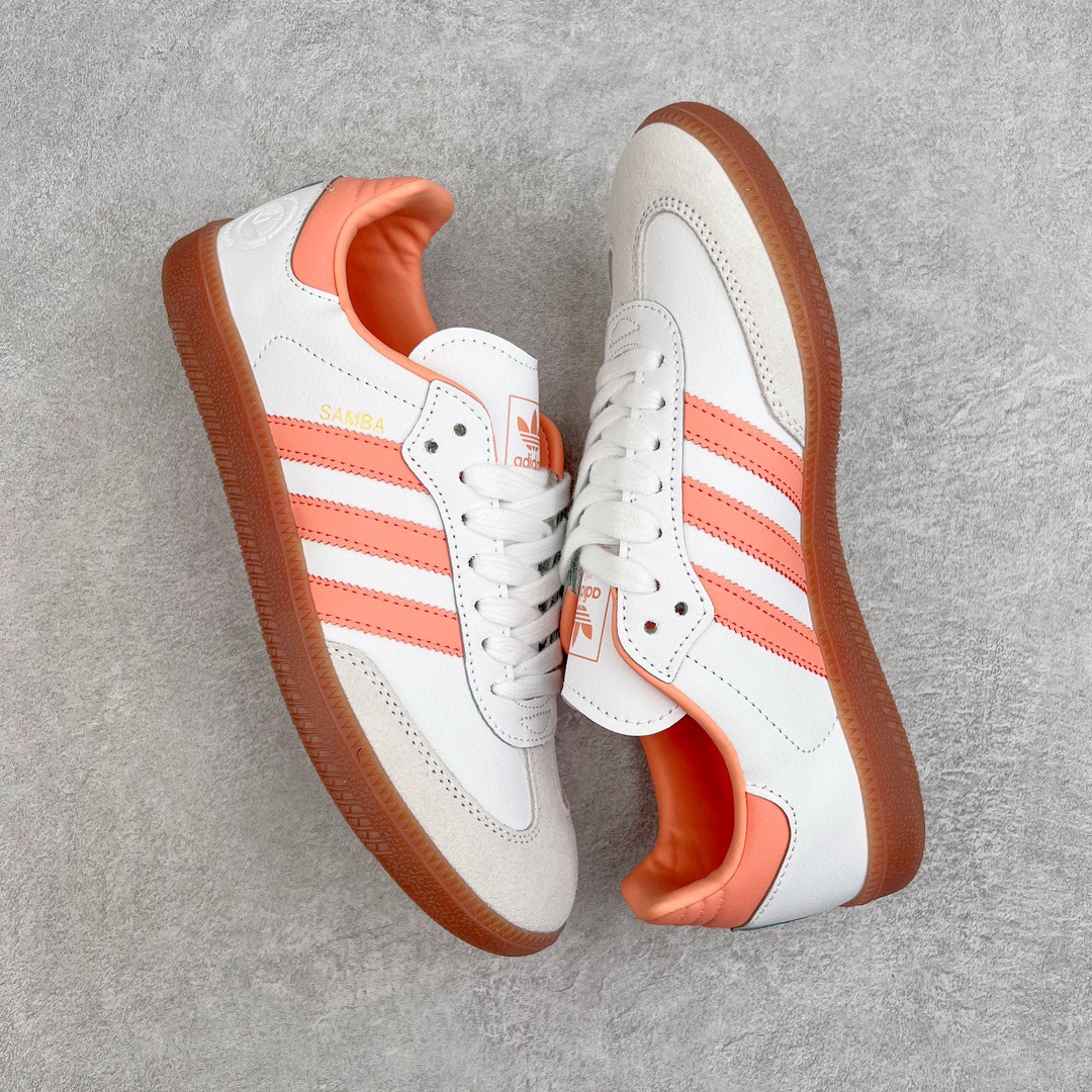 adidas originals Samba OG 白粉 低筒 复古板鞋 休闲鞋 男鞋 女鞋 IG5932