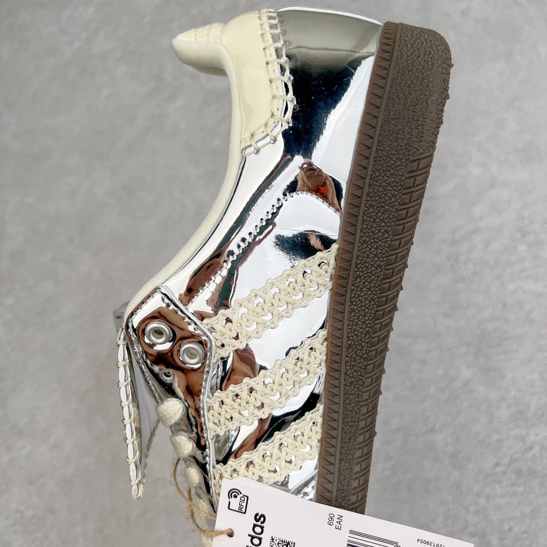 Wales Bonner adidas originals Samba 银色 低筒 复古板鞋 休闲鞋 男鞋 女鞋 IG8181