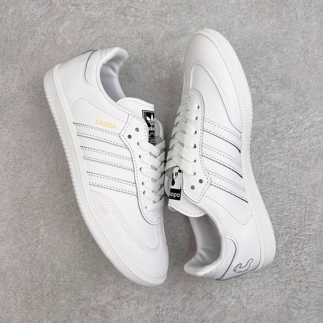 Disney Mickey adidas originals Samba Vegan 白色 低筒 复古板鞋 休闲鞋 男鞋 女鞋 GY1889