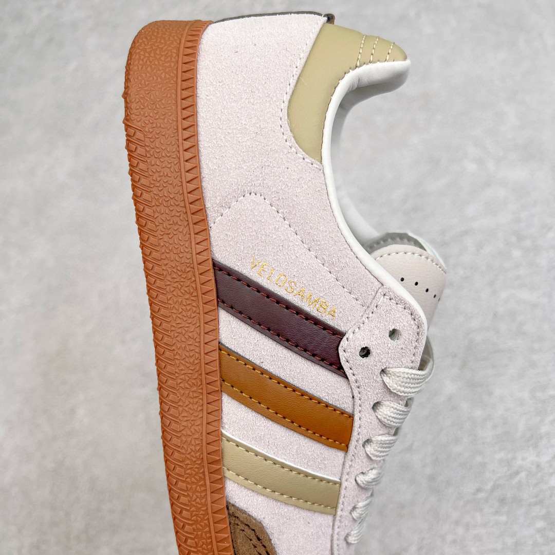 END adidas Velosamba Social Cycling 白棕 低筒 复古板鞋 休闲鞋 男鞋 女鞋 IF2864