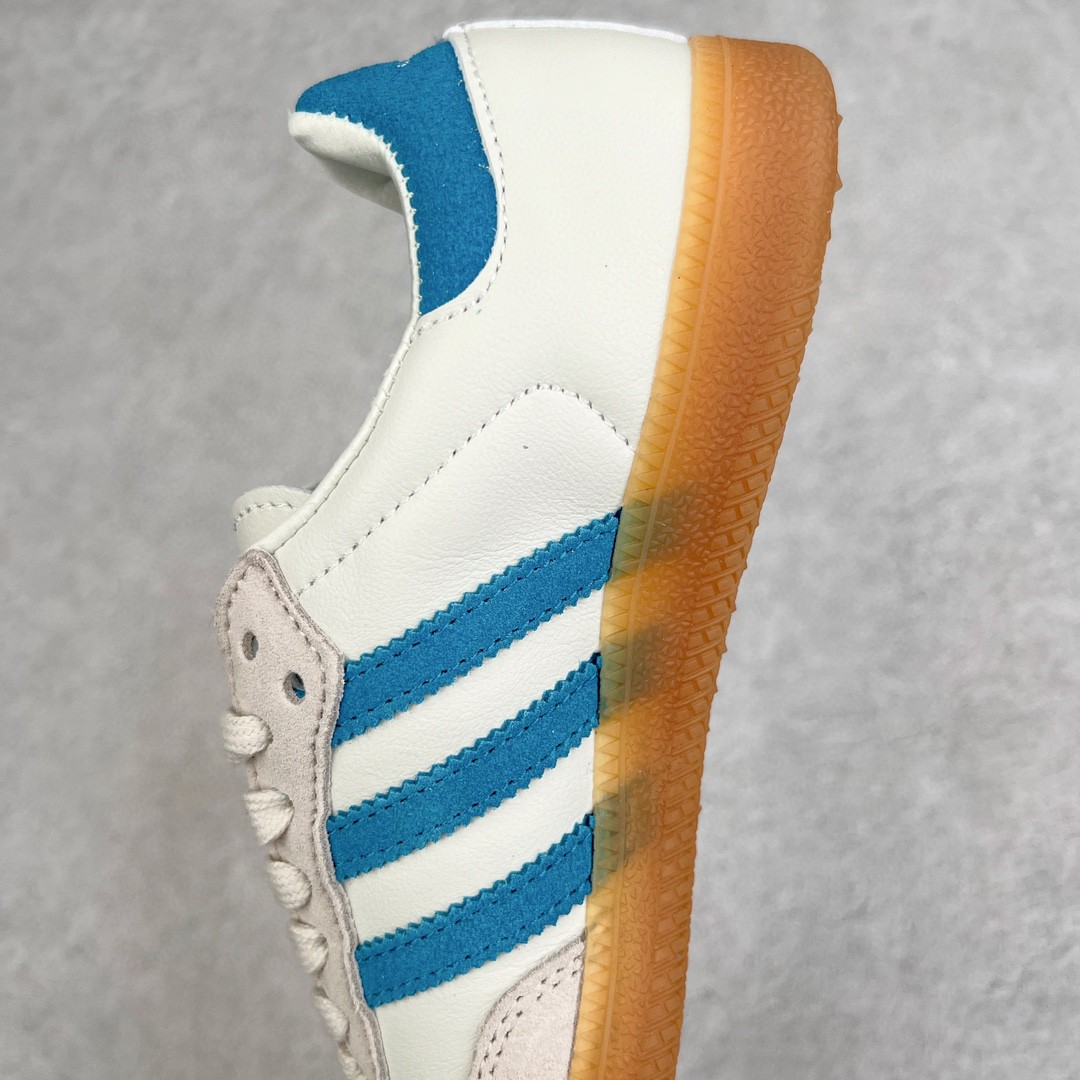 Sporty Rich Adidas Originals Samba 米白蓝 低筒 复古板鞋 休闲鞋 男鞋 女鞋 IE7096