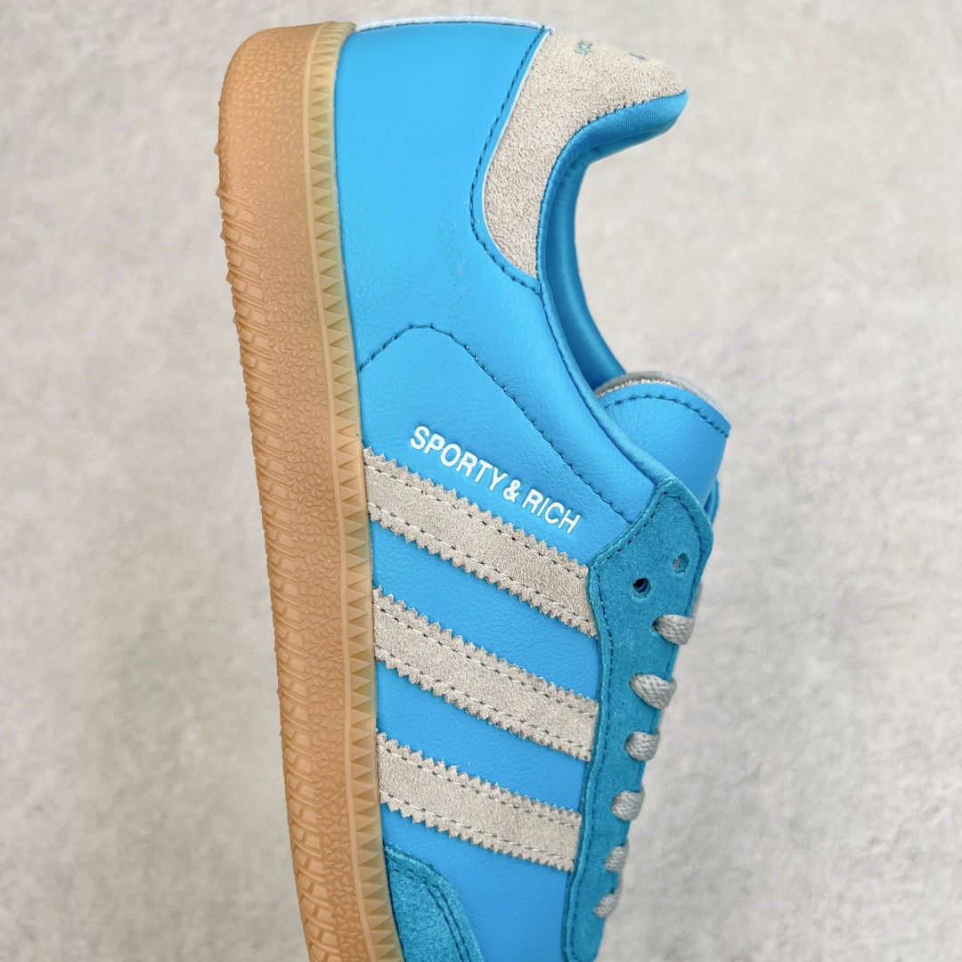 Sporty Rich Adidas Originals Samba 蓝白 低筒 复古板鞋 休闲鞋 男鞋 女鞋 IE6975