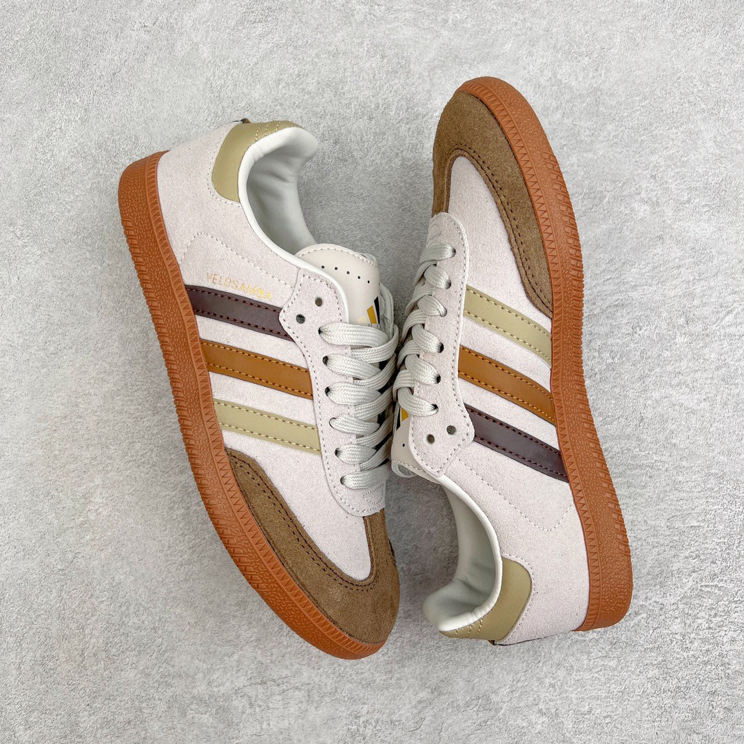 END adidas Velosamba Social Cycling 白棕 低筒 复古板鞋 休闲鞋 男鞋 女鞋 IF2864