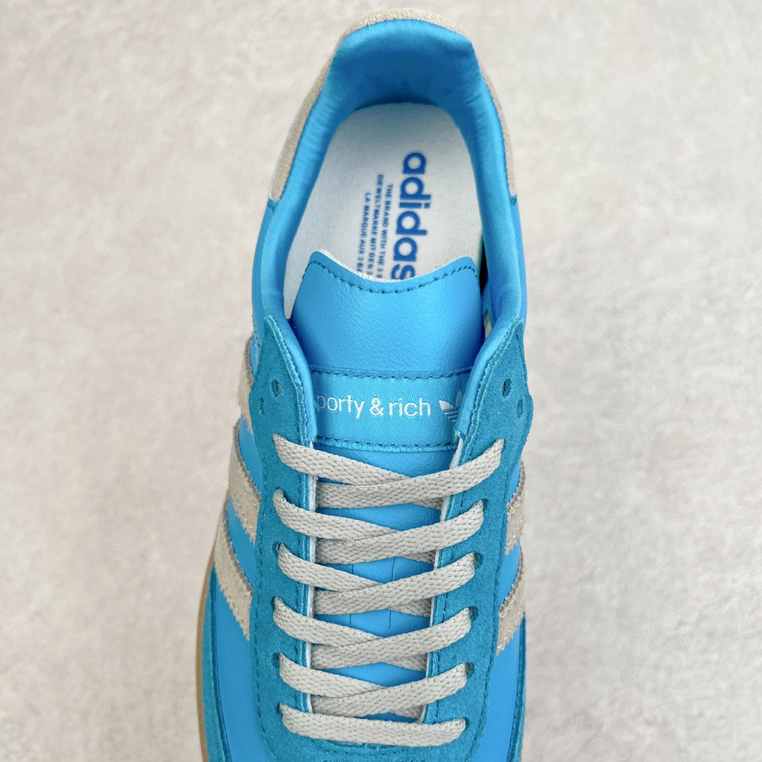 Sporty Rich Adidas Originals Samba 蓝白 低筒 复古板鞋 休闲鞋 男鞋 女鞋 IE6975