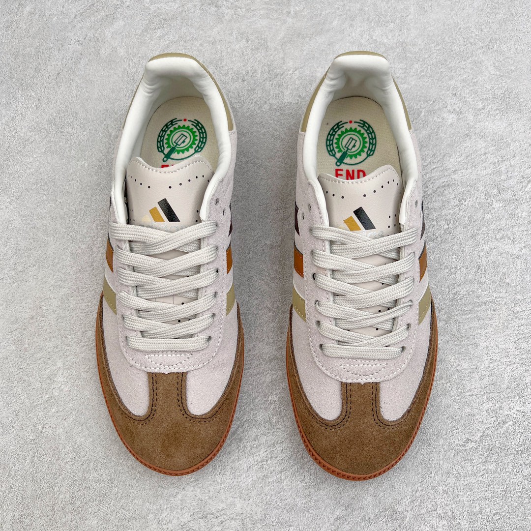 END adidas Velosamba Social Cycling 白棕 低筒 复古板鞋 休闲鞋 男鞋 女鞋 IF2864