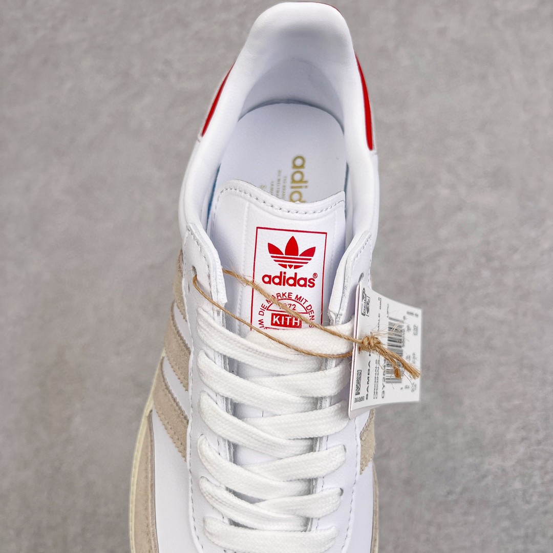 Kith Adidas Originals Samba 白红 低筒 复古板鞋 休闲鞋 男鞋 女鞋 GY2544