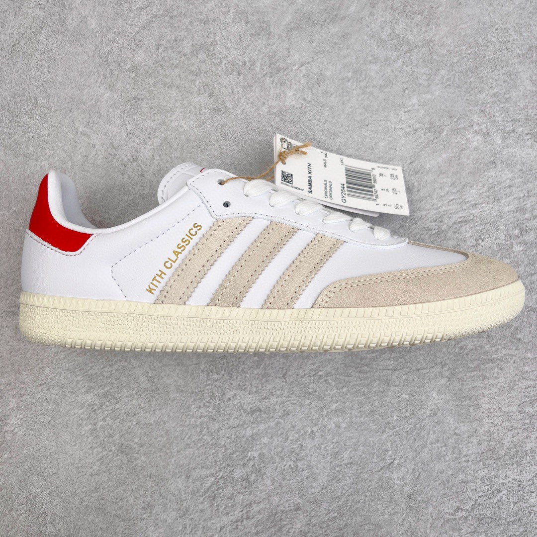 Kith Adidas Originals Samba 白红 低筒 复古板鞋 休闲鞋 男鞋 女鞋 GY2544