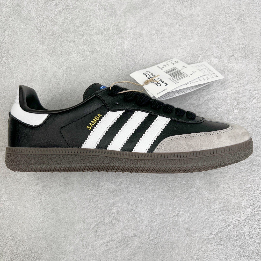 Adidas Originals Samba vegan 黑灰 低筒 复古板鞋 休闲鞋 男鞋 女鞋 FX9042