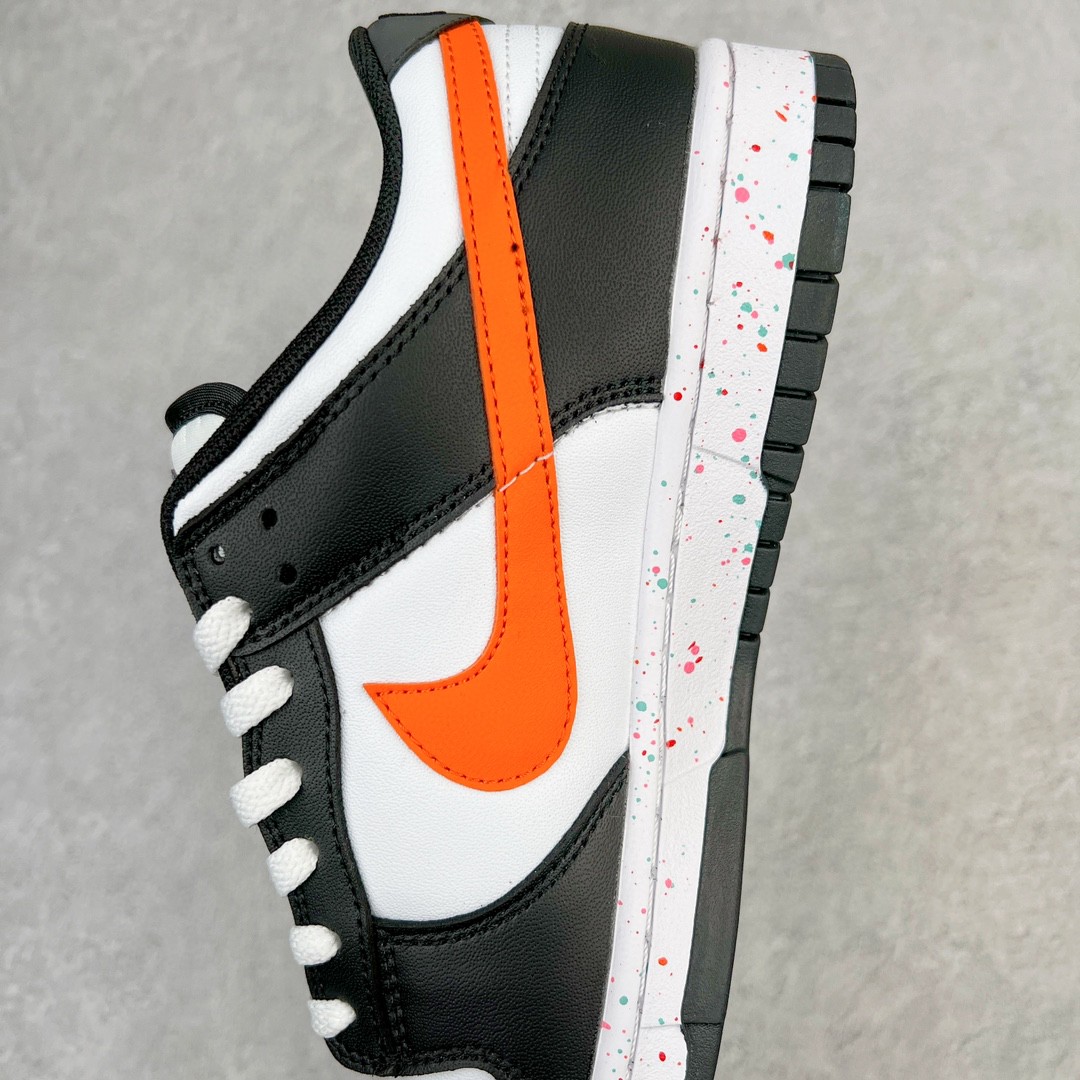 Nike Dunk Low Multi Color Swoosh 黑白 低筒 休闲鞋 板鞋 男鞋 女鞋 FD4623-131