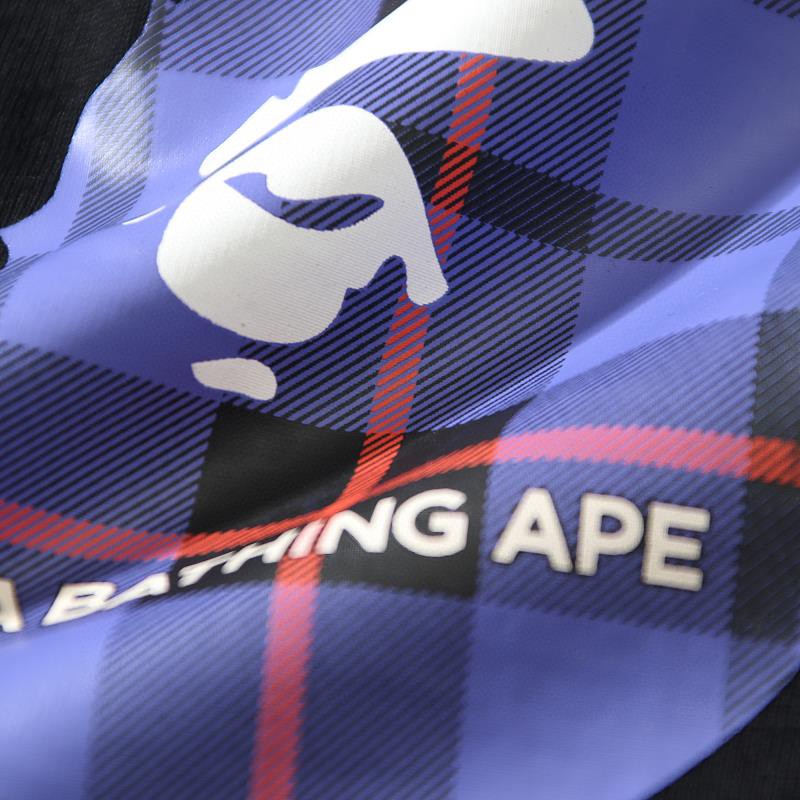 A BATHING APEA BAPE 猿人头图案印花 字母logo 白红 白蓝 黑红 黑蓝 圆领 T恤 短袖 夏款 男女同款 1I30-110-030