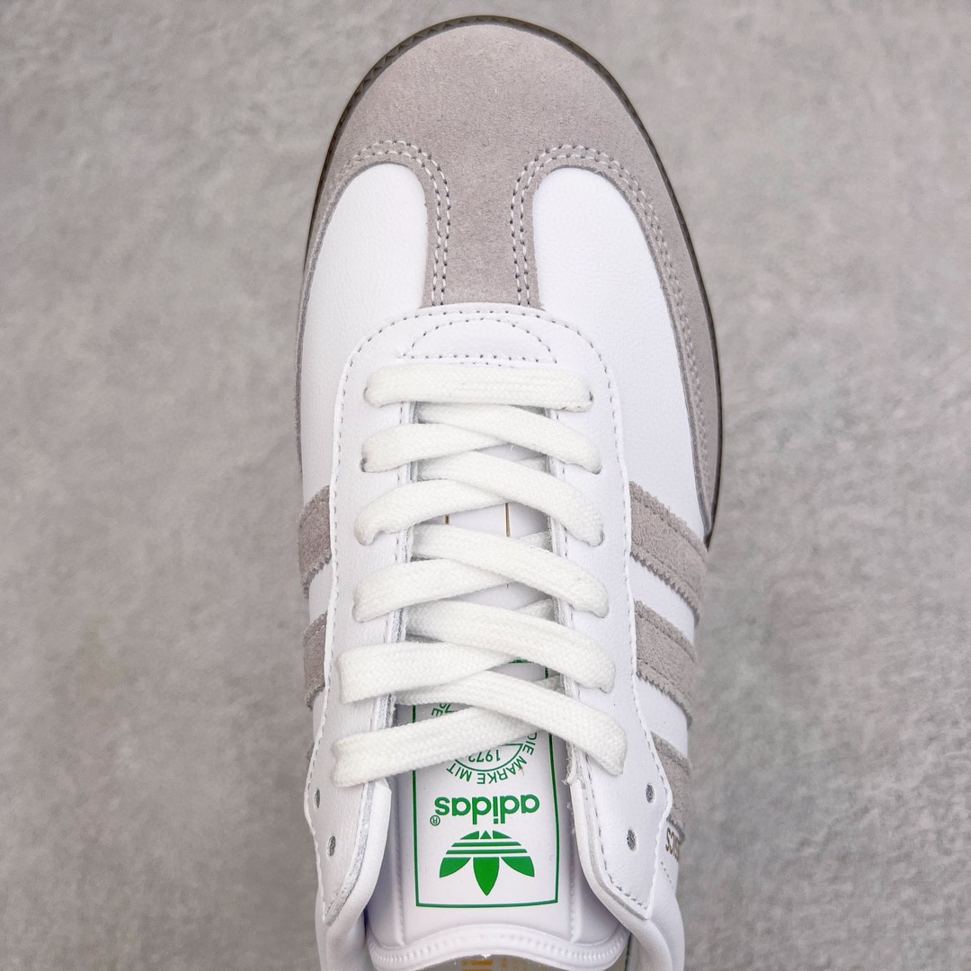 KITH adidas originals Samba 白绿色 低筒 复古板鞋 休闲鞋 男鞋 女鞋 FX5398