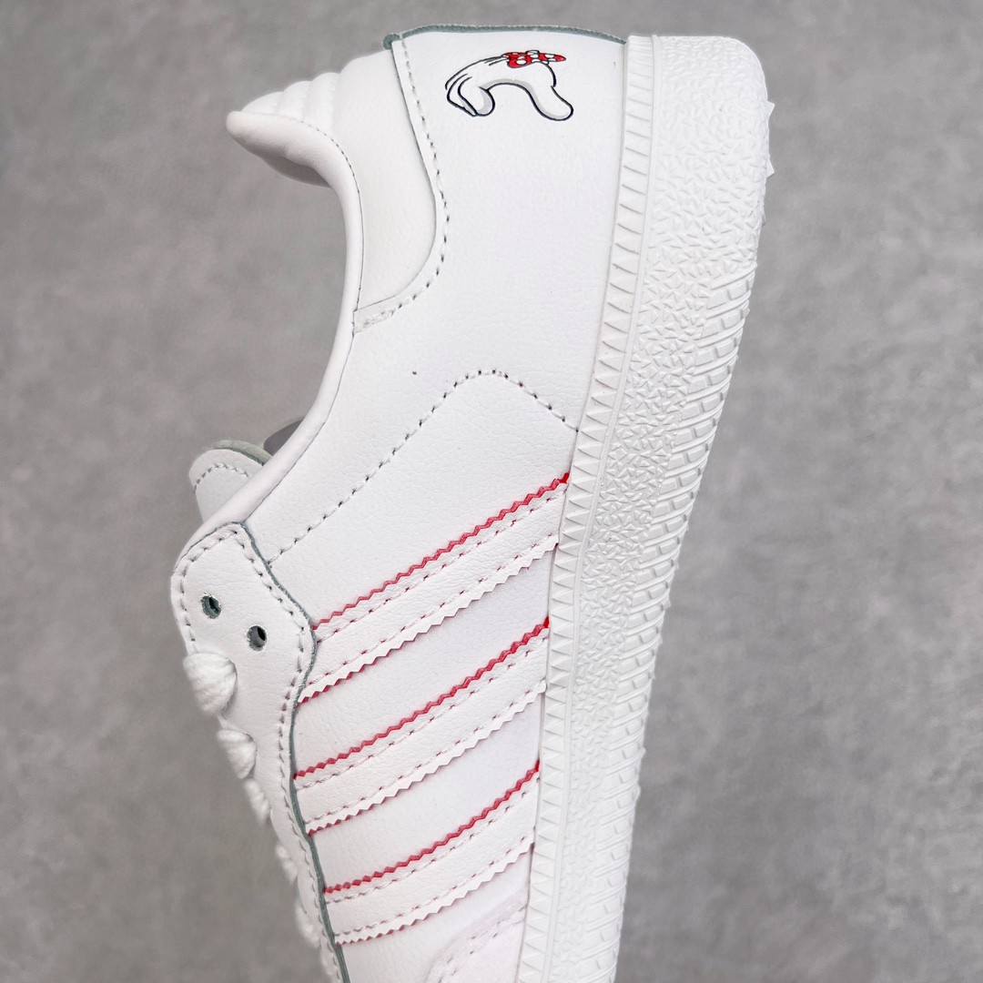 Disney Mickey adidas originals Samba Vegan 白红色 低筒 复古板鞋 休闲鞋 男鞋 女鞋 GY1890