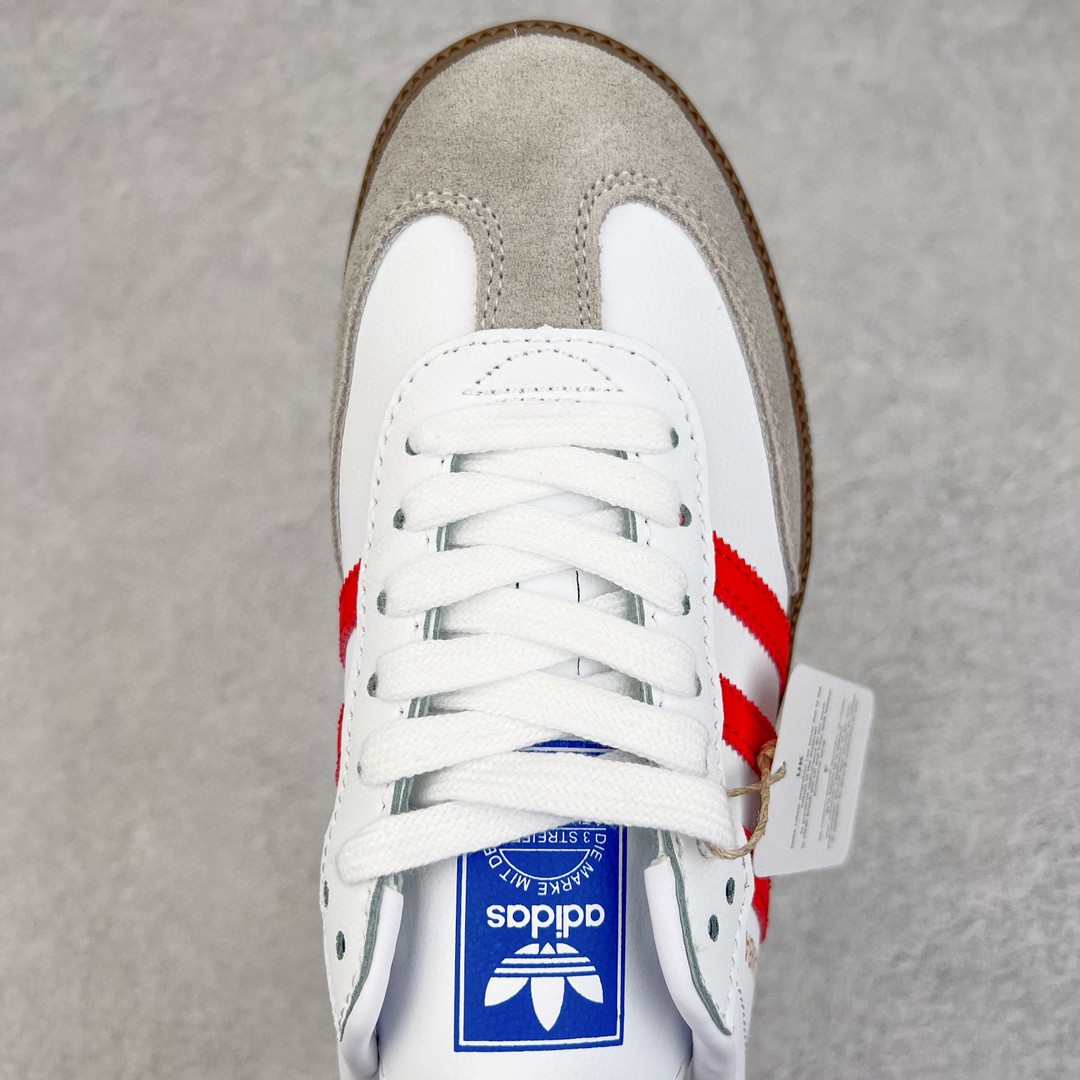 adidas originals Samba OG 白红 低筒 复古板鞋 休闲鞋 男鞋 女鞋 IG1025