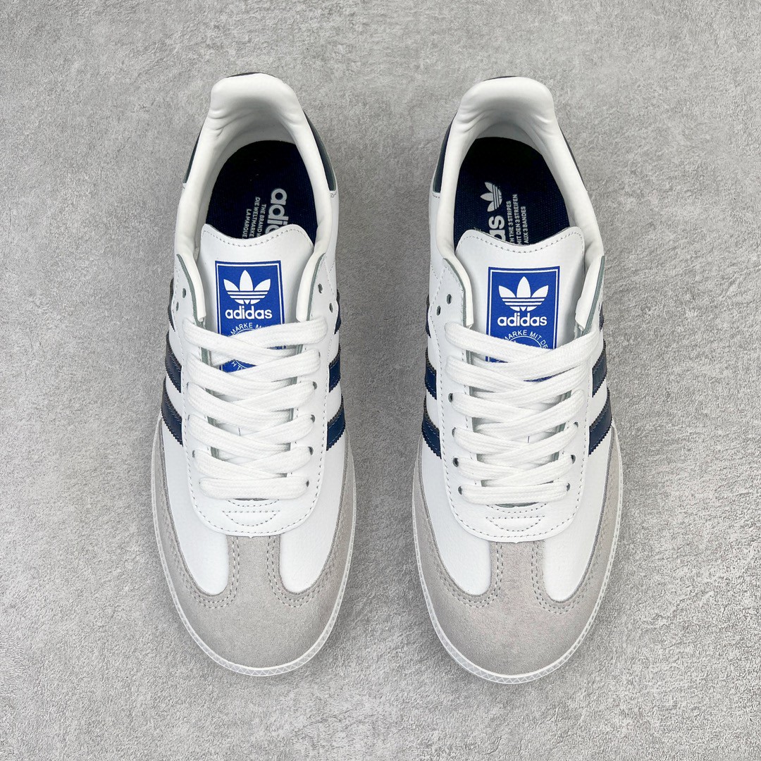 adidas originals Samba 白蓝 低筒 复古板鞋 休闲鞋 男鞋 女鞋