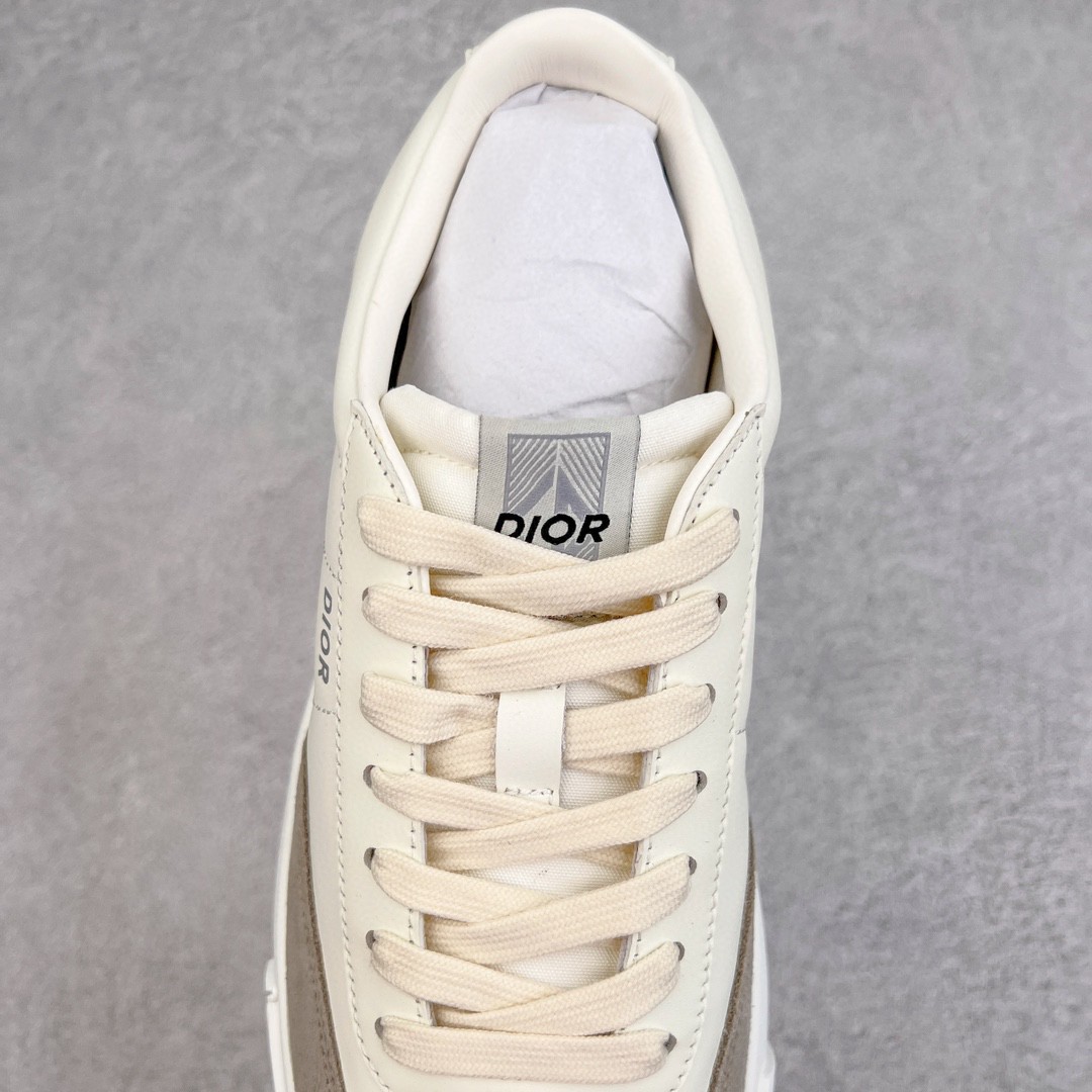 Dior 迪奥 B101皮革 低筒 休闲鞋 运动鞋 板鞋 德训鞋 男鞋 奶油白 3SN285ZRH_H068