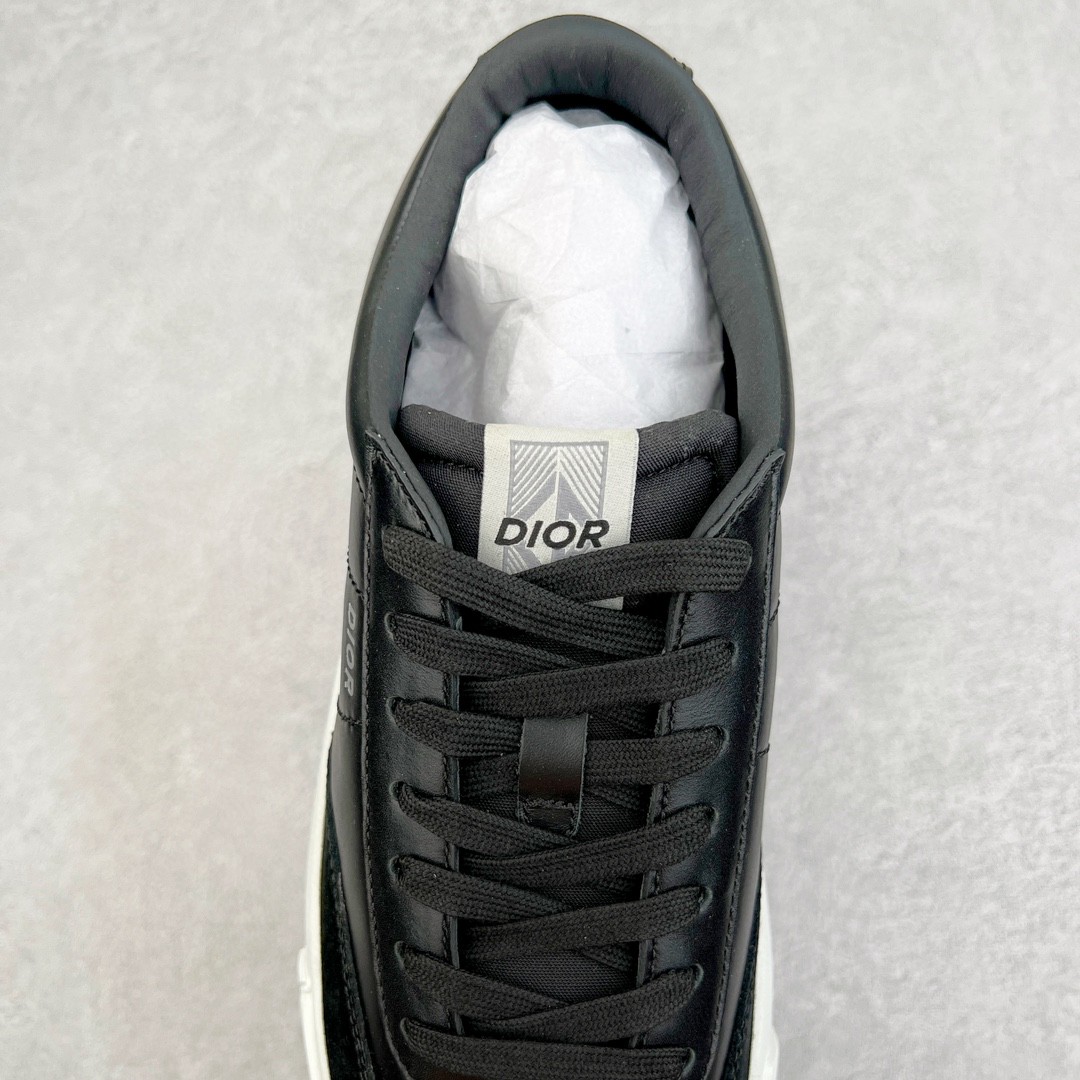 Dior 迪奥 B101皮革 低筒 休闲鞋 运动鞋 板鞋 德训鞋 男鞋 黑色 3SN285ZRH_H968