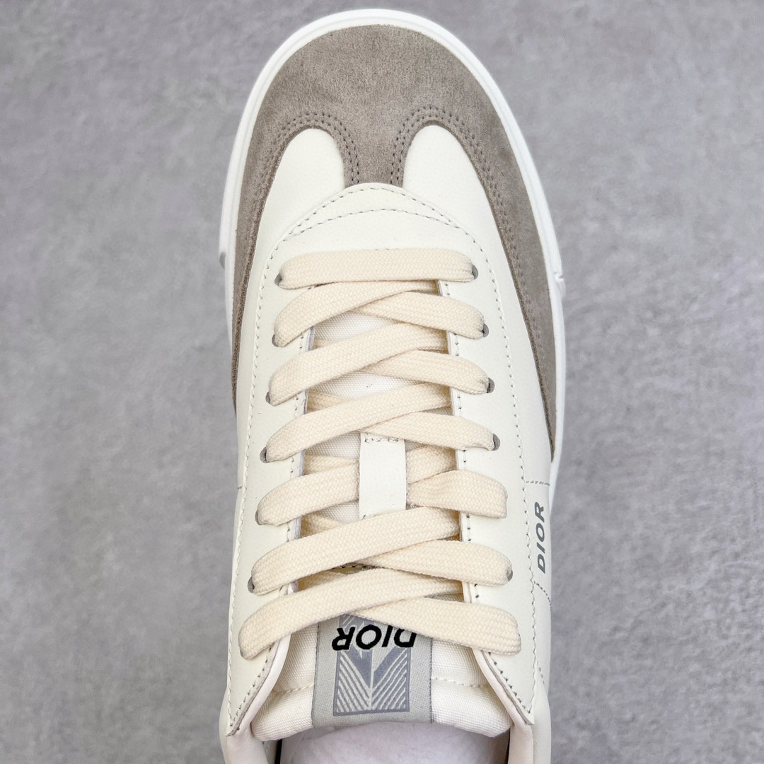 Dior 迪奥 B101皮革 低筒 休闲鞋 运动鞋 板鞋 德训鞋 男鞋 奶油白 3SN285ZRH_H068