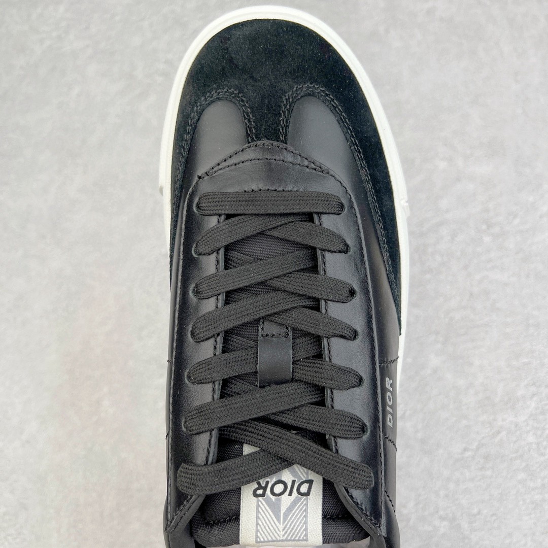 Dior 迪奥 B101皮革 低筒 休闲鞋 运动鞋 板鞋 德训鞋 男鞋 黑色 3SN285ZRH_H968