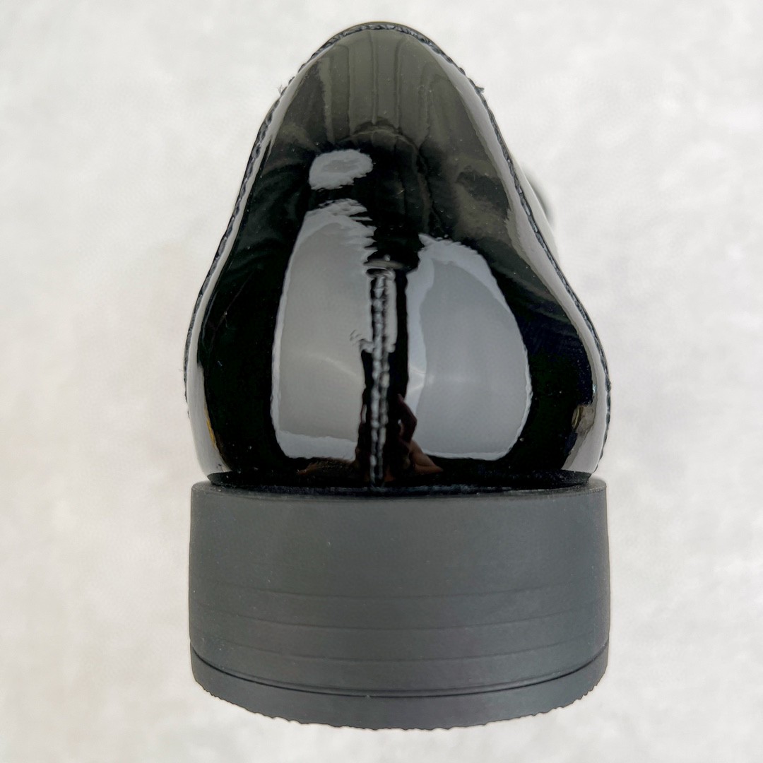 PRADA 普拉达 漆皮徽标 套穿 低筒 乐福鞋 皮鞋女款 黑色 1D168N_069_F0002_F_025