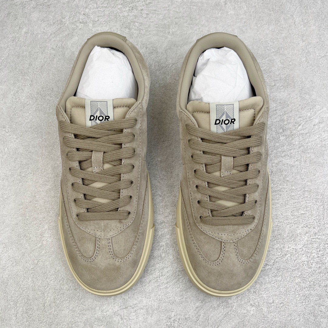 Dior 迪奥 B101皮革 低筒 休闲鞋 运动鞋 板鞋 德训鞋 男鞋 米灰色 3SN285ZRG_H161