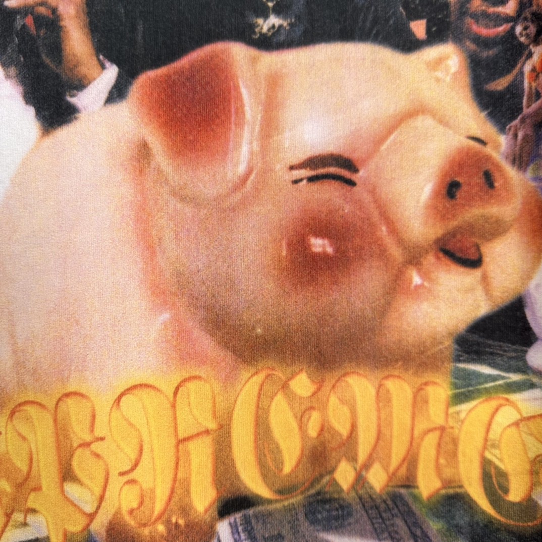 Supreme BERNADETTE CORPORATION 联名款SS23WEEK13 MONEY TEE 图案印花Logo 短袖 T恤 男女同款 白色 SUP-SS23-223