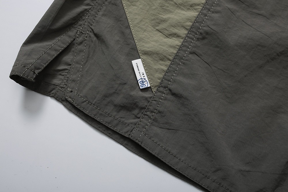 MADNESS 拼接松紧腰 短裤 宽松 裤子 夏款 男女同款 卡其色 深灰色 23SS-SP-D006-DG