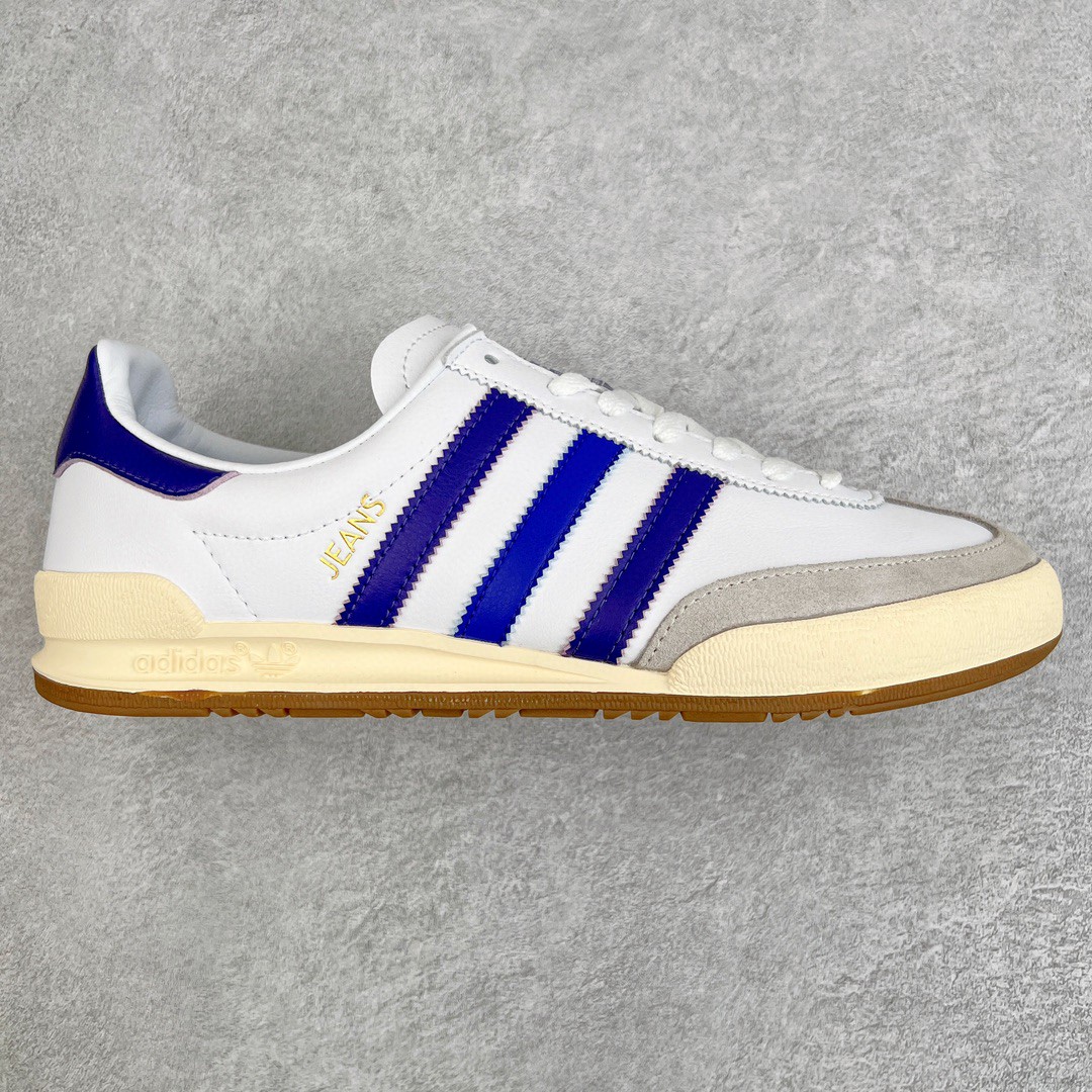 adidas originals Jeans 低筒 复古板鞋 休闲鞋 男鞋 女鞋 白蓝