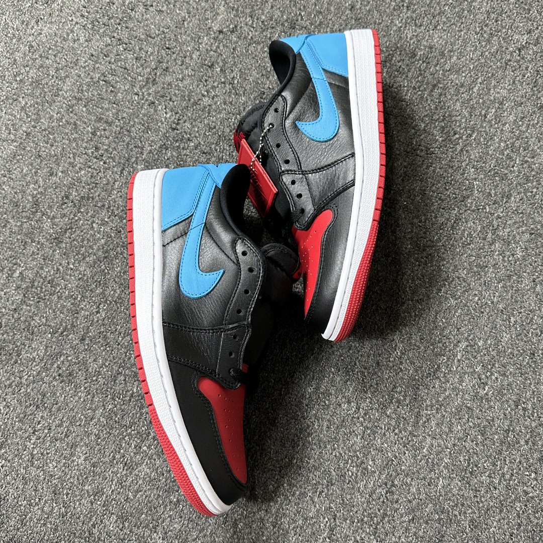 Jordan Air Jordan 1 Low OG UNC to Chicago AJ1 低筒 板鞋 运动鞋 休闲鞋 男鞋 黑蓝红 CZ0775-046