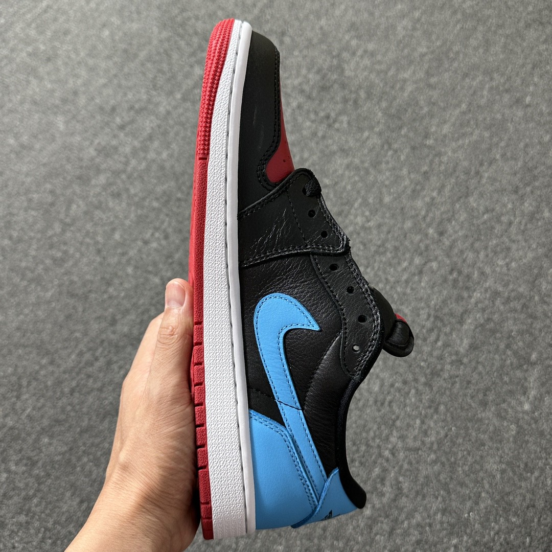 Jordan Air Jordan 1 Low OG UNC to Chicago AJ1 低筒 板鞋 运动鞋 休闲鞋 男鞋 黑蓝红 CZ0775-046