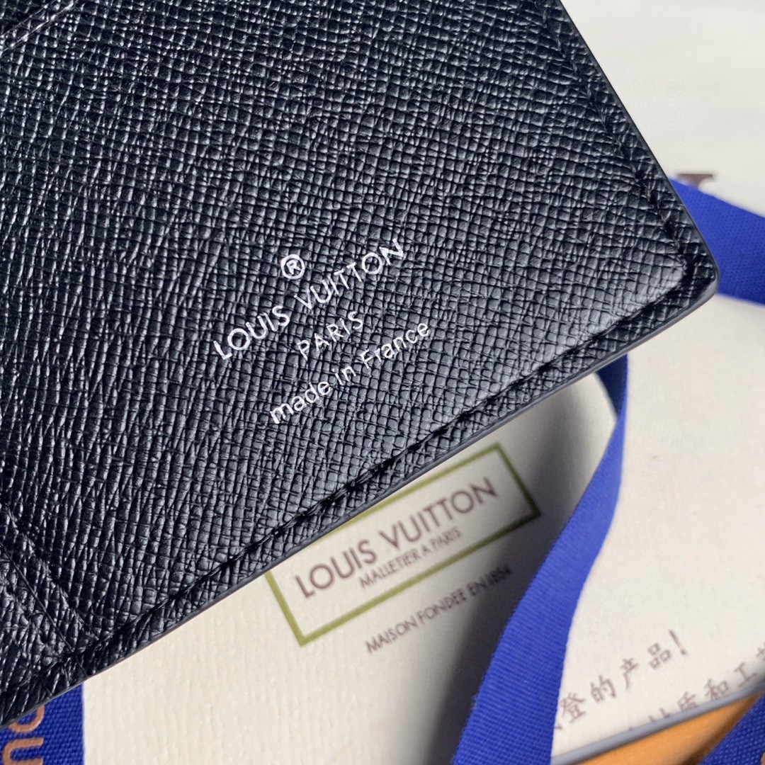 LOUIS VUITTON 路易威登 Brazza经典老花印花 长款 钱夹 钱包 卡包 名片夹 男女同款 灰黑色 M61697