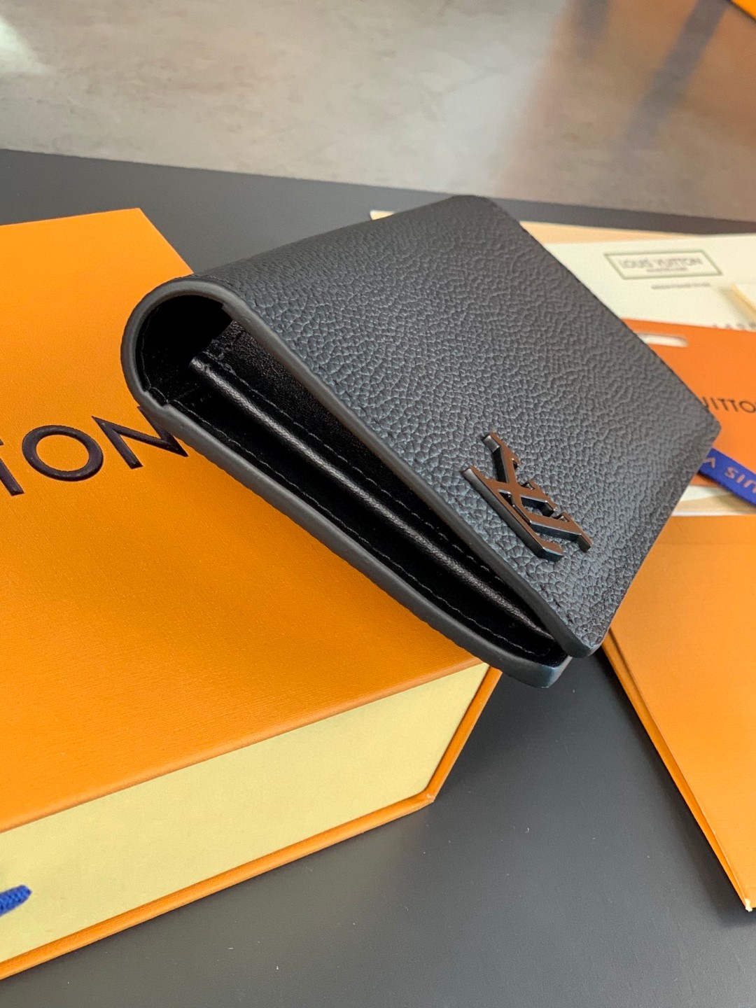 LOUIS VUITTON 路易威登 Portefeuille Brazza LV 长款 钱夹 钱包 男女同款 黑色 M69980