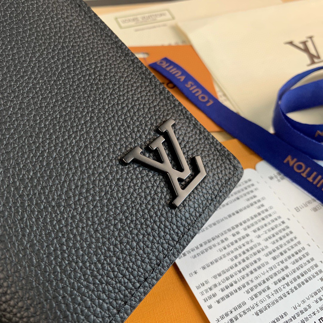 LOUIS VUITTON 路易威登 Portefeuille Brazza LV 长款 钱夹 钱包 男女同款 黑色 M69980