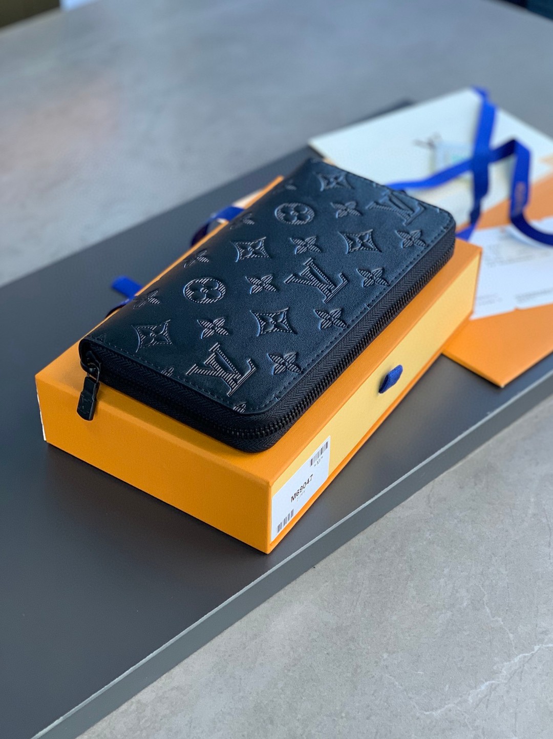 LOUIS VUITTON 路易威登 ZIPPY拉链 竖款 钱夹 钱包 男女同款 黑色 