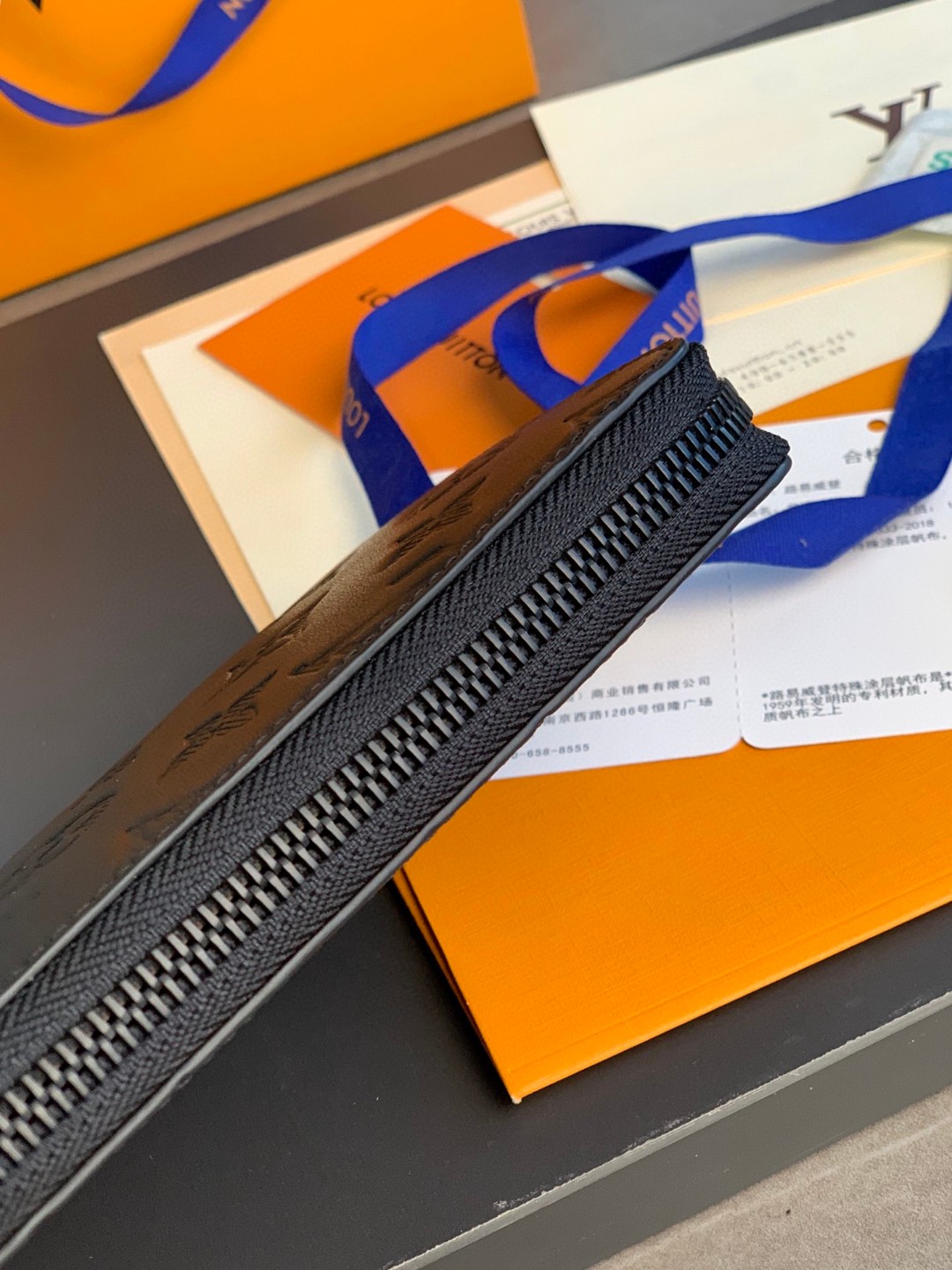 LOUIS VUITTON 路易威登 ZIPPY拉链 竖款 钱夹 钱包 男女同款 黑色 M62902